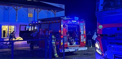 Pożar w Janowcu. Akcja lokalnych strażaków