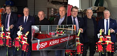 Nowy sprzęt ratowniczy dla Chorzelowa i Rzędzianowic