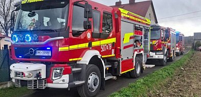 Pożar w Lany Poniedziałek. Strażacy w akcji