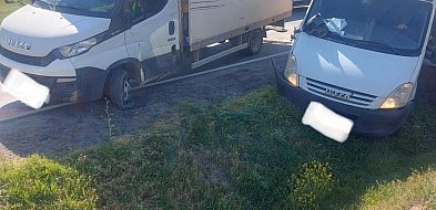 Zderzenie dwóch aut – ruch wahadłowy w stronę Mielca