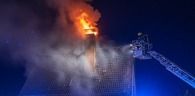 Kolejny pożar sadzy w kominie. Uwaga: idą mocne mrozy