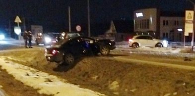 Wypadek w Maliniu. Utrudnienia na głównej drodze