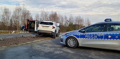 Zderzenie na obwodnicy Mielca. Były utrudnienia