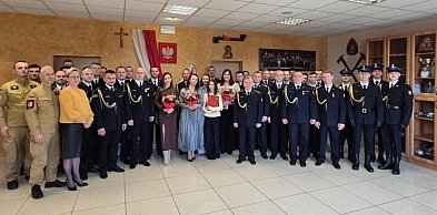 Pożegnanie funkcjonariuszy w mieleckiej straży