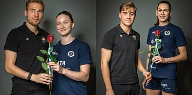 Siatkarki i piłkarze Stali Mielec wzajemnie promują swoje mecze