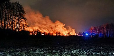 Pożar na granicy Malinia i Tuszowa!