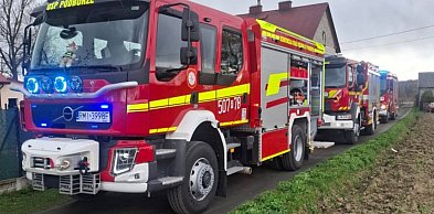 Pożar w Lany Poniedziałek. Strażacy w akcji