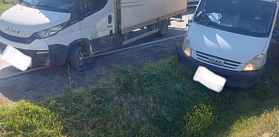 Zderzenie dwóch aut – ruch wahadłowy w stronę Mielca