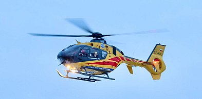 Akcja LPR w Mielcu. Helikopter ratował pacjenta z tętniakiem