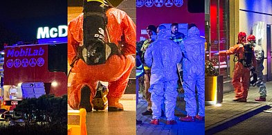 Ewakuacja McDonalds Mielec. W nocy weszli tam strażacy chemicy [FOTO, WIDEO]-102341