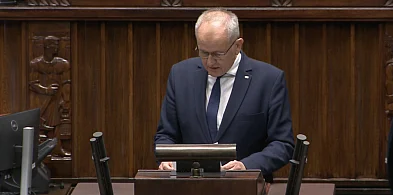 Marszałek Hołownia przerwał wystąpienie posła Fryderyka Kapinosa-103068