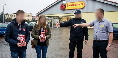 Zgrzyt z WOŚP pod Biedronką. Ochrona odpowiada? „Brak zgody na zbiórkę”