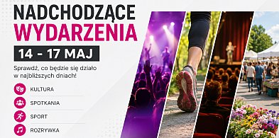 To będzie się działo! Wydarzenia 14–17 maja