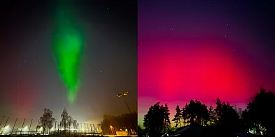 Niesamowity spektakl na niebie nad Mielcem! Zorza!-104710