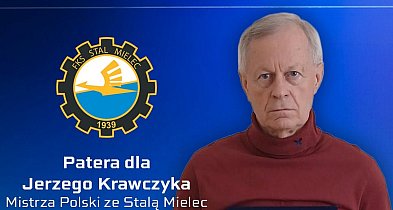 Jerzy Krawczyk odebrał pamiątkową paterę od FKS Stal Mielec