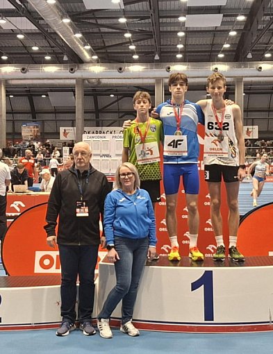 Dwa medale LKS Stal Mielec na Halowych Mistrzostwach Polski U18 i U20