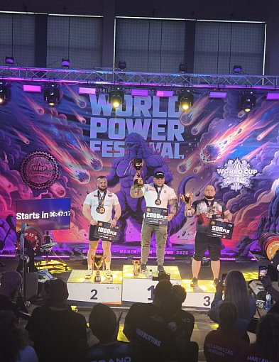 250 kg i podium całych zawodów! Wielki sukces Krystiana Weryńskiego