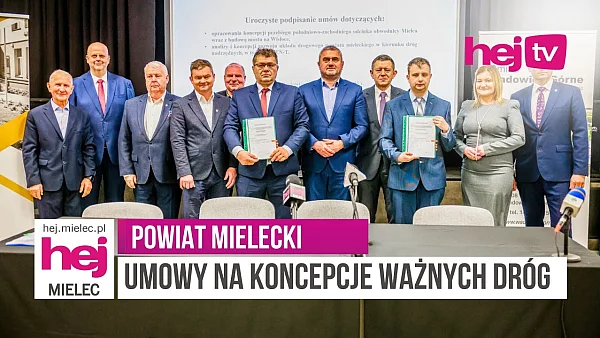 hej.mielec.pl TV: Historyczna chwila. Mowa o dwóch ważnych drogach
