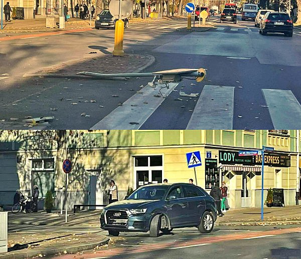 Kolizja w centrum miasta! Utrudnienia!-102005