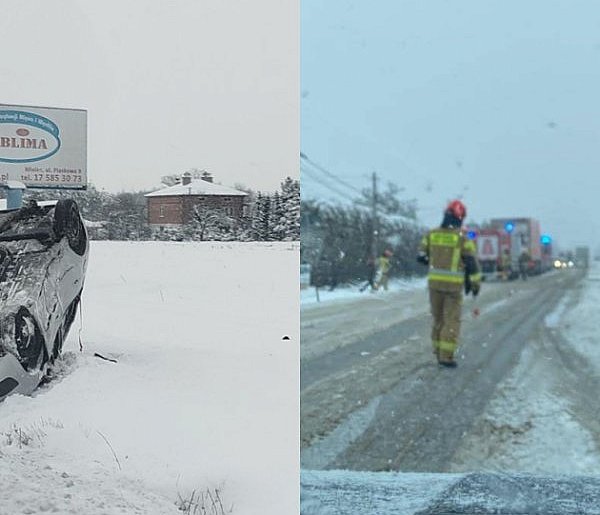 Wypadek w Woli Mieleckiej. Utrudnienia!-104314