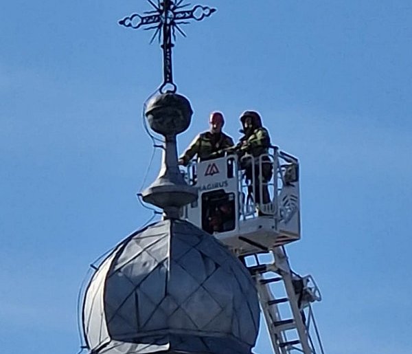 Strażacy w Bazylice na mieleckiej Starówce