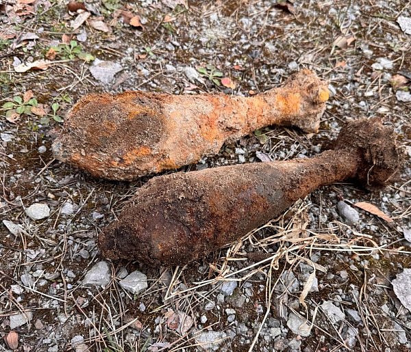 Znaleźli granaty moździerzowe. Saperzy na miejscu