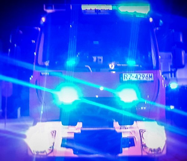 Pożar w domu przy ulicy Zawale w Mielcu