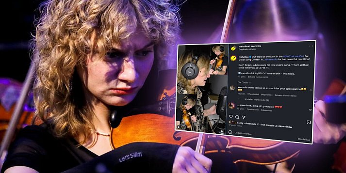 Metallica doceniła młodą artystkę z Mielca! Zobacz nagranie!
