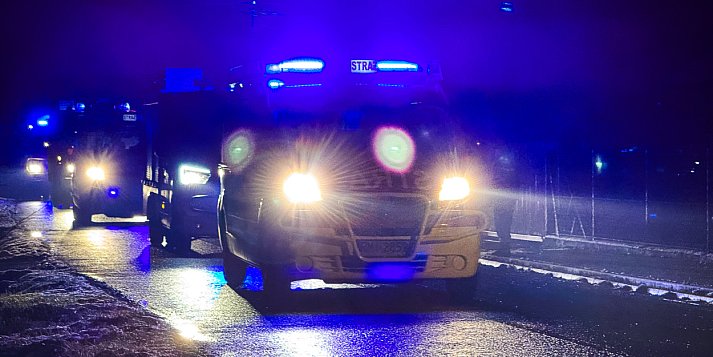 Tragedia w gminie Borowa. Dwie ofiary pożaru samochodu