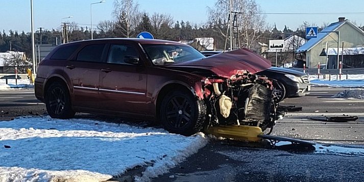 Kolejne zderzenie osobówek na obwodnicy Mielca!
