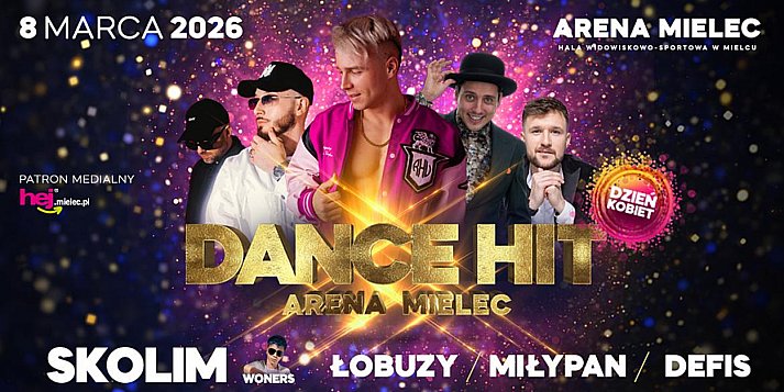 Cztery bilety w cenie trzech. Promocja na DANCE HIT ARENA w hali MOSiR Mielec
