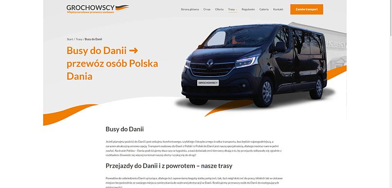 Busy do Danii - bezpieczny transport na długich trasach