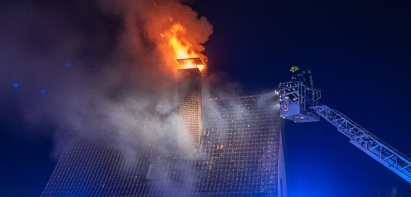 Kolejny pożar sadzy w kominie. Uwaga: idą mocne mrozy