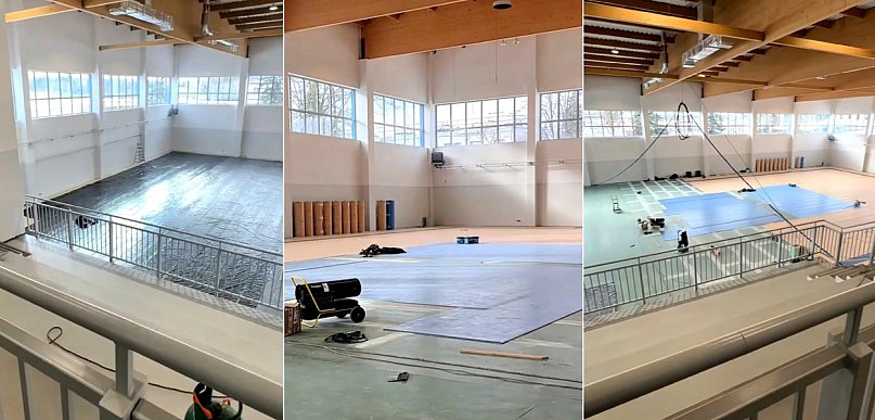Budowa hali przy II LO na finiszu. Trwają prace wewnątrz