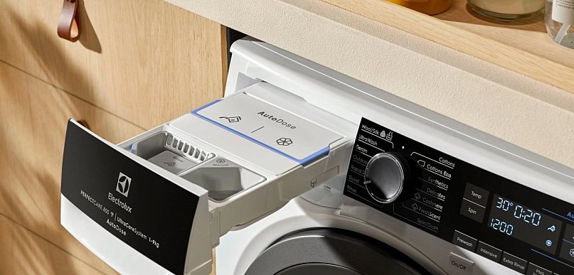 AutoDose w pralce Electrolux zapewnia idealną ilość detergentu do prania