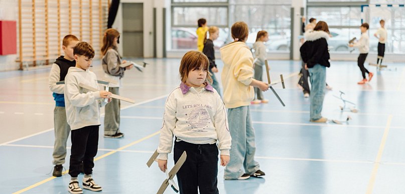 Lotnicza przygoda na półkoloniach MOSiR [FOTO]