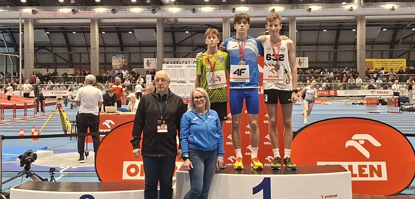 Dwa medale LKS Stal Mielec na Halowych Mistrzostwach Polski U18 i U20