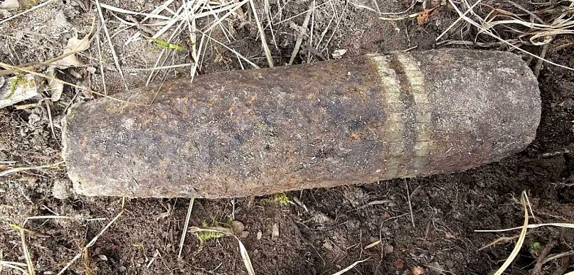 Znalazła duży niewybuch. Interwencja pirotechników