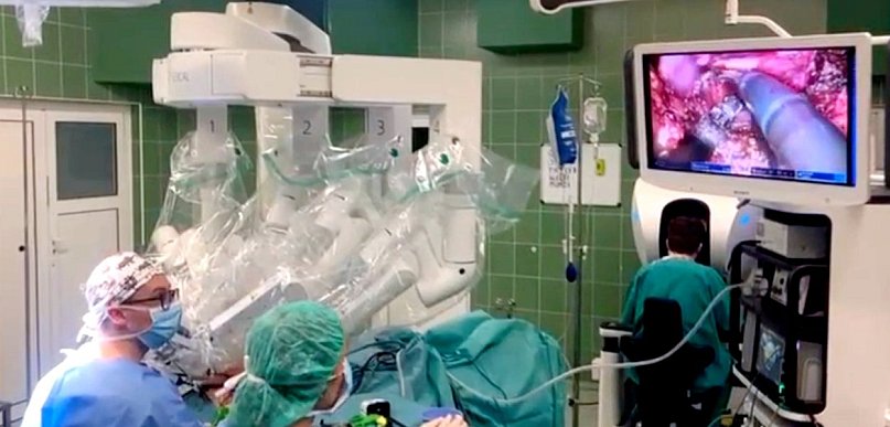 Szpital pokazał nagranie z operacji nowym robotem chirurgicznym [WIDEO]