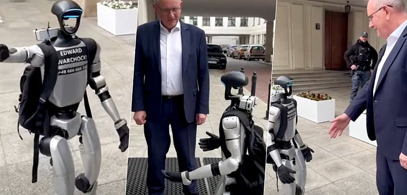 „Czy wy tam w Sejmie macie jakieś pomysły?” Robot zaczepił posła z Mielca