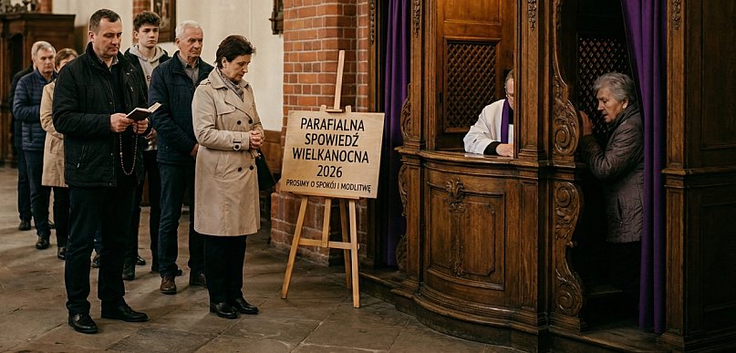 Harmonogram spowiedzi wielkanocnej w Mielcu (Wielkanoc 2026)