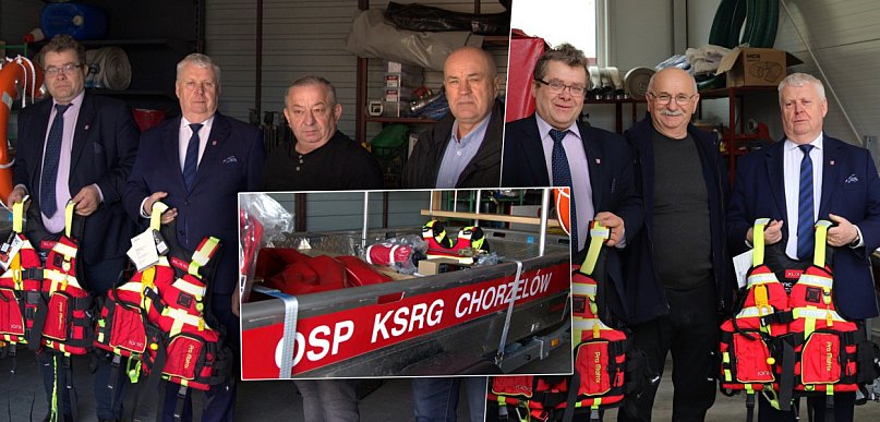 Nowy sprzęt ratowniczy dla Chorzelowa i Rzędzianowic