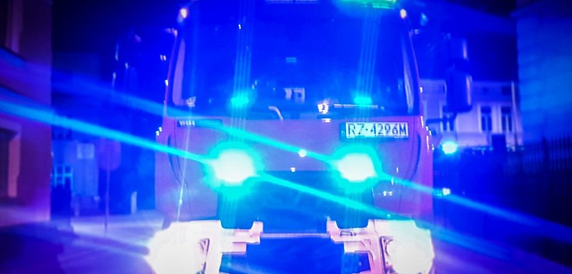 Pożar w domu przy ulicy Zawale w Mielcu