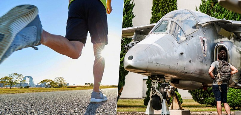 Inicjator duathlonu: bieg wzdłuż historycznych samolotów