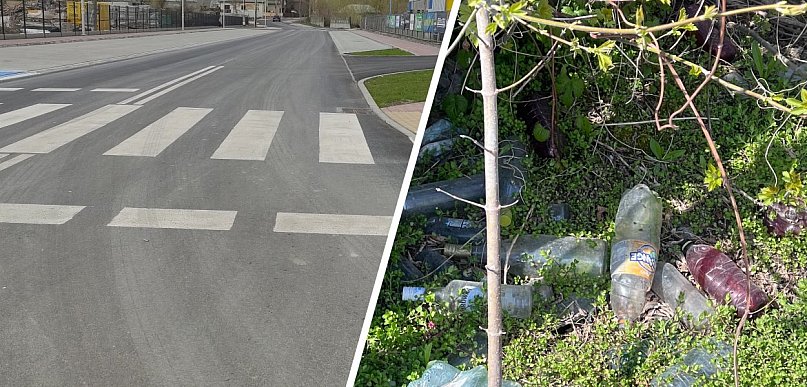 Ul. Targowa oficjalnie oddana do użytku. Mieszkańcy pytają o brak koszy na śmieci