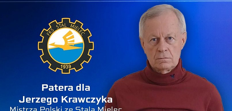 Jerzy Krawczyk odebrał pamiątkową paterę od FKS Stal Mielec