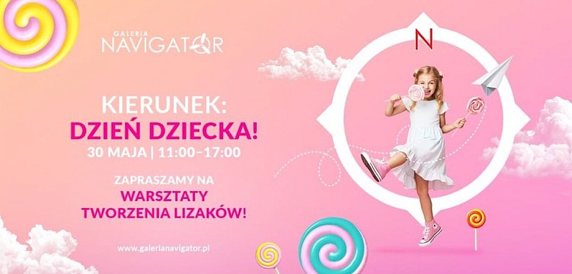 Słodki Dzień Dziecka w Galerii Navigator. Powstanie prawdziwa „Fabryka Lizaka”