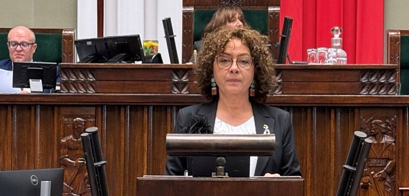 Posłanka Elżbieta Burkiewicz krytykuje weto prezydenta