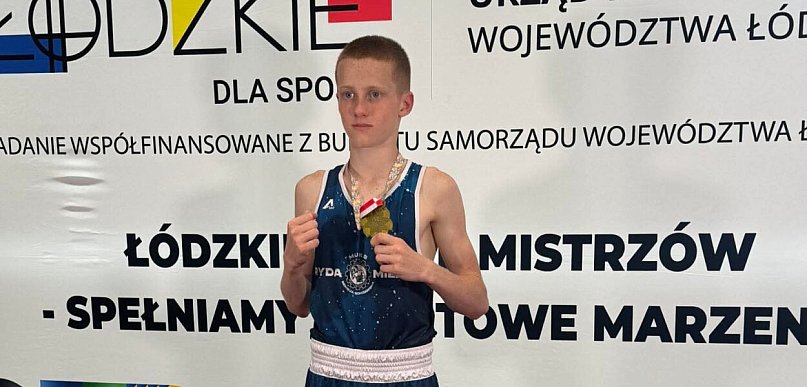 Olaf Tomasik mistrzem Polski. Złoto dla pięściarza MUKS Iryda Mielec