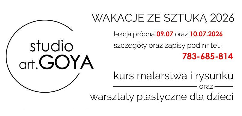 Wakacyjny kurs malarstwa i rysunku oraz warsztaty plastyczne